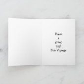 おもしろいBoa Voyage Umous Greeting Card カード (内部)