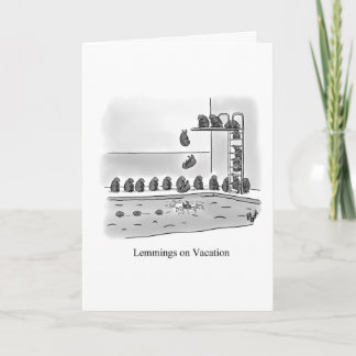 おもしろいBon Voyage Umous Greeting Card カード
