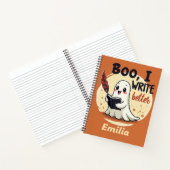 おもしろいBoo Iよ書り名のハロウィーンノートブック ノートブック (内部)