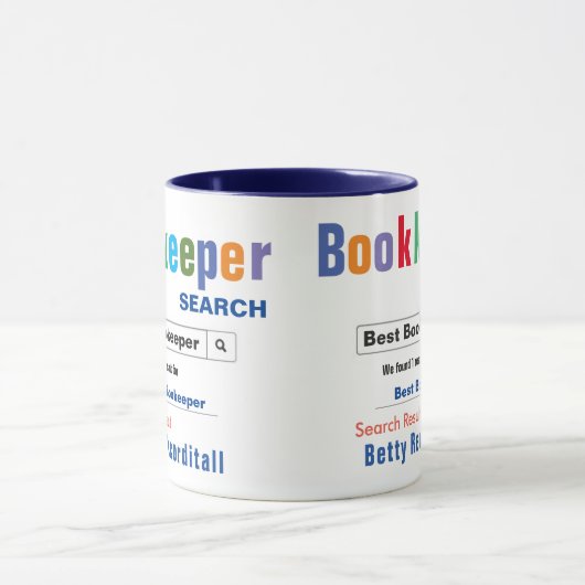 おもしろいBookkeeper Mug最高の(カスタム書記) マグカップ (中央)