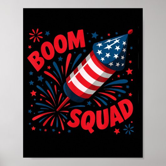 おもしろいBoom Squadアメリカ安全局長 ポスター (正面)