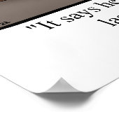 おもしろいBusiness Officeユーモアのポスター ポスター (角)