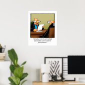 おもしろいBusiness Officeユーモアのポスター ポスター (ホームオフィス)