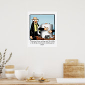 おもしろいBusiness Officeユーモアのポスター ポスター (キッチン)