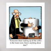 おもしろいBusiness Officeユーモアのポスター ポスター (正面)