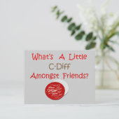 おもしろいC-DiffナースTシャツ&ギフト ポストカード (スタンド正面)