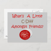 おもしろいC-DiffナースTシャツ&ギフト ポストカード (正面/裏面)