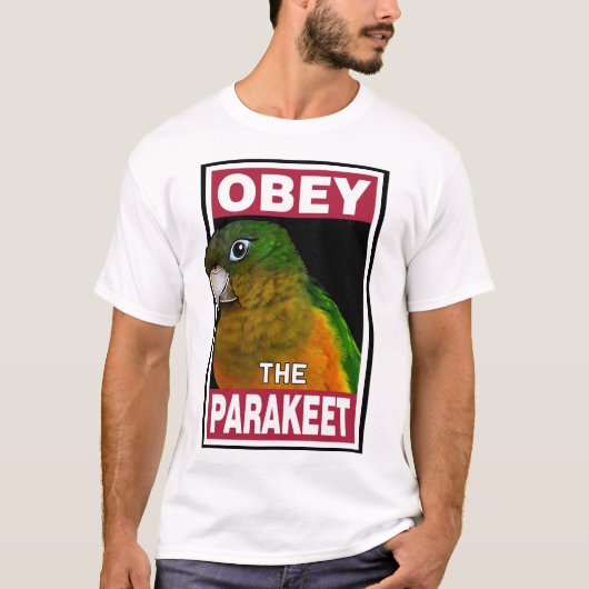 おもしろいCaatinga Paraket - Bird Art Tシャツ (正面)