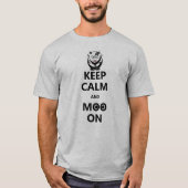 'おもしろいCalm保'引用文パン Tシャツ (正面)