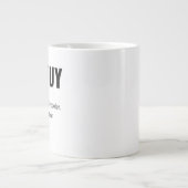 おもしろいCargy辞書定義コーヒーマグ ジャンボコーヒーマグカップ (正面)