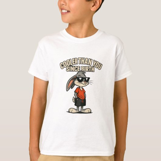 おもしろいCartoon Tee|バクールニーTシャツ Tシャツ (正面)