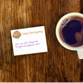 おもしろいCartoon Thanksカラフル Giving Turkey ポストイット