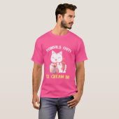 おもしろいCATトンシル外科Rアイスクリーム Tシャツ (正面フル)