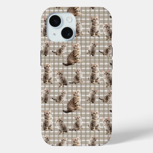 おもしろいCat iPhone 15ケース Case-Mate iPhoneケース (裏面)