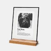 おもしろいCat Momおもしろい辞書の定義（写真あり） アクリルサイン (傾斜)