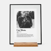 おもしろいCat Momおもしろい辞書の定義（写真あり） アクリルサイン (正面)