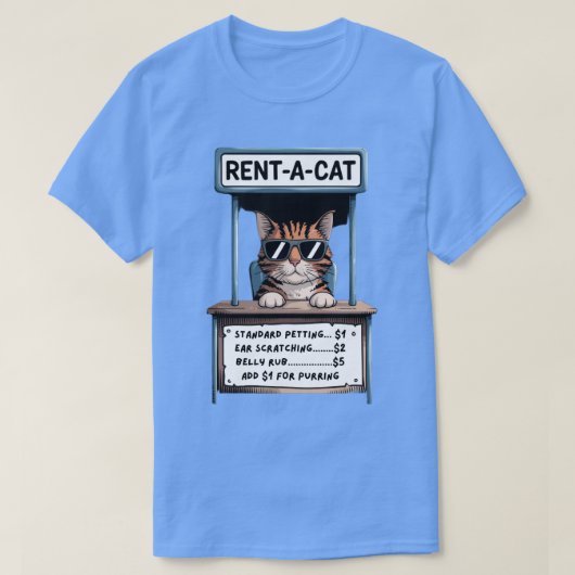 おもしろいCAT Tシャツ (デザイン正面)