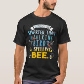 おもしろいChaps Spelling Bee Talking Bird Tシャツ (正面)