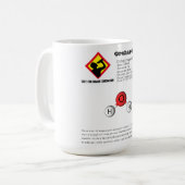 おもしろいChase Dihydrogen Oxide (H2O)化学 コーヒーマグカップ (正面左)