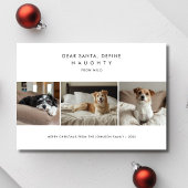 おもしろいChristmasいけな Dog Photo Greetingsの定義 シーズンカード