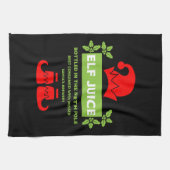 おもしろいChristmas Beer Labels キッチンタオル (横)