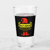 おもしろいChristmas Beer Labels タンブラーグラス (裏面)