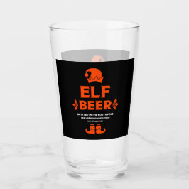 おもしろいChristmas Beer Labels タンブラーグラス