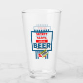 おもしろいChristmas Beer Labels タンブラーグラス (裏面)