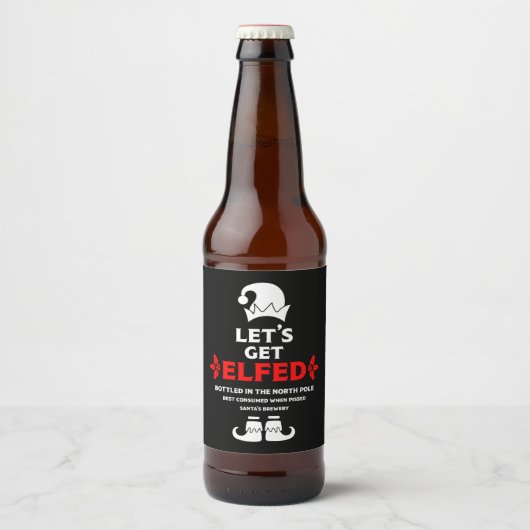 おもしろいChristmas Beer Labels ビールラベル (正面)