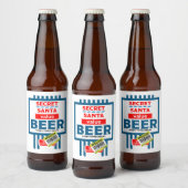 おもしろいChristmas Beer Labels ビールラベル (ボトル)