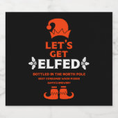 おもしろいChristmas Beer Labels ビールラベル (シングルラベル)