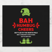 おもしろいChristmas Beer Labels ビールラベル (シングルラベル)