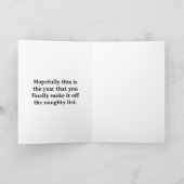 おもしろいChristmas Card – セントニックの石炭 シーズンカード (内部)