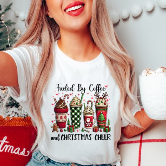 おもしろいChristmas Coffee T-Shirt – コーヒー燃料 Tシャツ