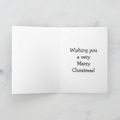おもしろいChristmas Mous Greeting Card シーズンカード (内部)