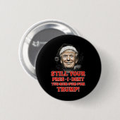 おもしろいChristmas President Trump Pajamas Ugly Chris 缶バッジ (正面&裏面)
