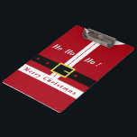 おもしろいChristmas Santa Clipboard クリップボード<br><div class="desc">メリークリスマス付きクリップボード – サンタクロース – すべての人のためのギフト – ギフト – 赤 – 選択/追加ユニーク文字/名前/色 – あなたの特別なギフトを作る – サイズを変更し、移動または削除し、カスタマイズのツールで要素/文字!デザインはMIGNED。私の他のプロジェクトを見て下さい。1000以上のZazzle製品に私のデザインを転送することもできる。メリークリスマスと新年おめでとう – Be Healthy :)</div>