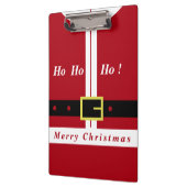 おもしろいChristmas Santa Clipboard クリップボード (左)