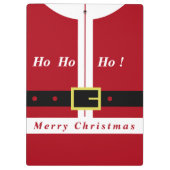 おもしろいChristmas Santa Clipboard クリップボード (裏面)