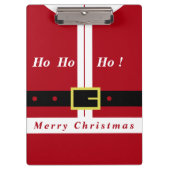 おもしろいChristmas Santa Clipboard クリップボード (正面)