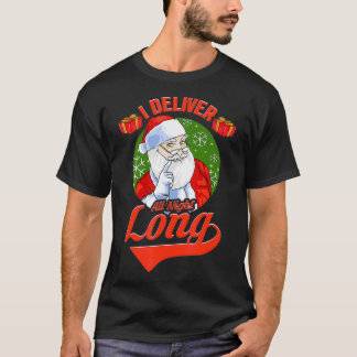 おもしろいChristmas Santa I DELIVER ALL Tシャツ