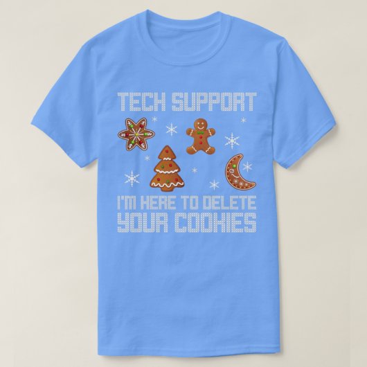 おもしろいChristmas Tech Support Shirt Computer Program Tシャツ (デザイン正面)