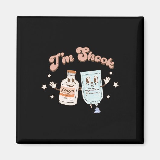 おもしろいChristmas Tee Crna Pacu ER ED ICU Cricital Ca マグネット (正面)