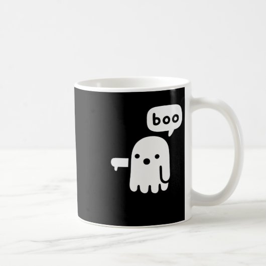 おもしろいChunky不承認ブハロウィーンの幽霊 コーヒーマグカップ (右)