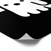 おもしろいChunky不承認ブハロウィーンの幽霊 ポスター (角)