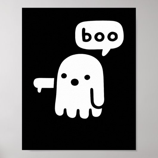 おもしろいChunky不承認ブハロウィーンの幽霊 ポスター (正面)