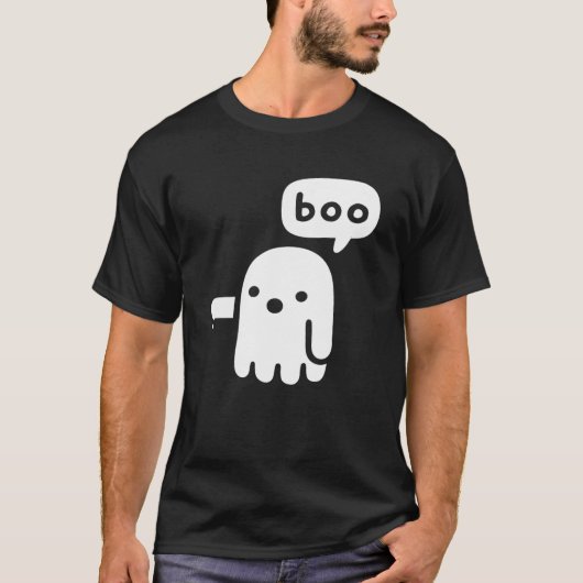 おもしろいChunky不承認ブハロウィーンの幽霊 Tシャツ (正面)