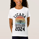 おもしろいCICADA CRUSADER 2024キッズ Tシャツ (正面)