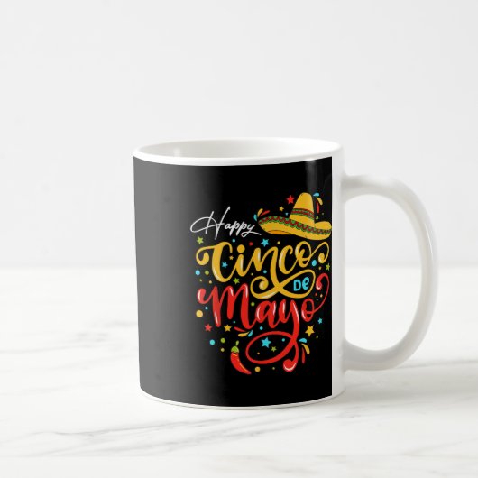 おもしろいCinco De Mayoパーティーフィエスタ5 De Mayo Mexican コーヒーマグカップ (右)