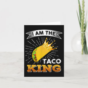おもしろいCinco De Mayo Food私はタコキングT Shir カード
